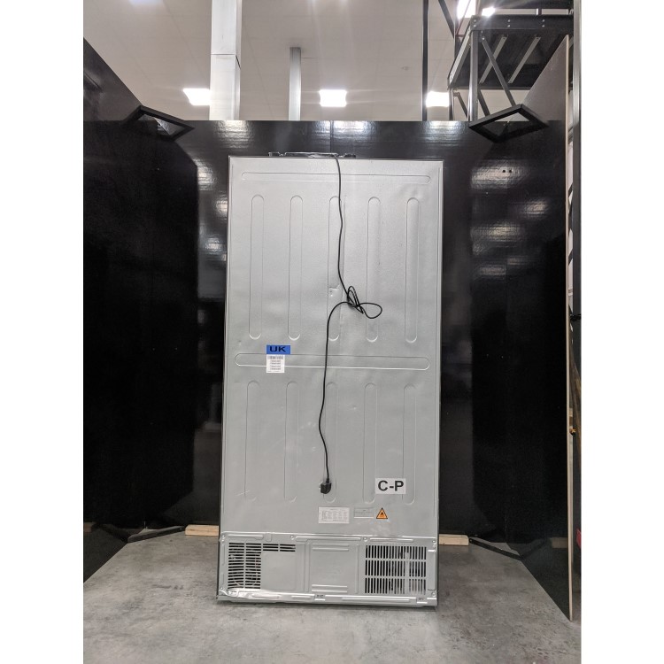 Refurbished Haier Cube Series HTF-610DSN7 610 Litre American Fridge Freezer Black
