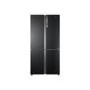 Refurbished Haier HTF-610DSN7 Freestanding 610 Litre 70/30 American Fridge Freezer Black