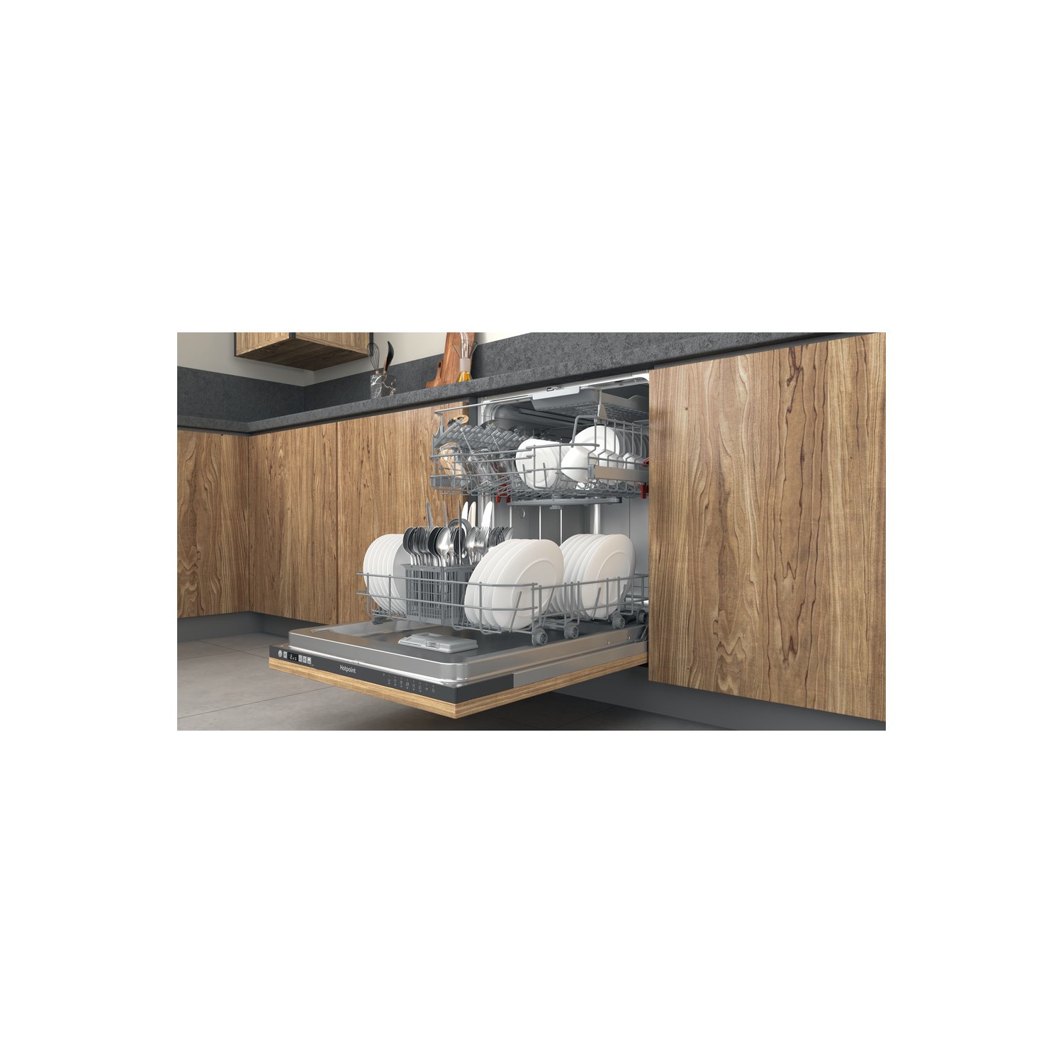 Hotpoint 13 Place Settings Fully Integrated Dishwasher HIC3B19CUK