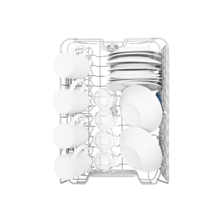 Refurbished Indesit Push&Go DSFO3T224ZUKN 10 Place Freestanding Dishwasher White