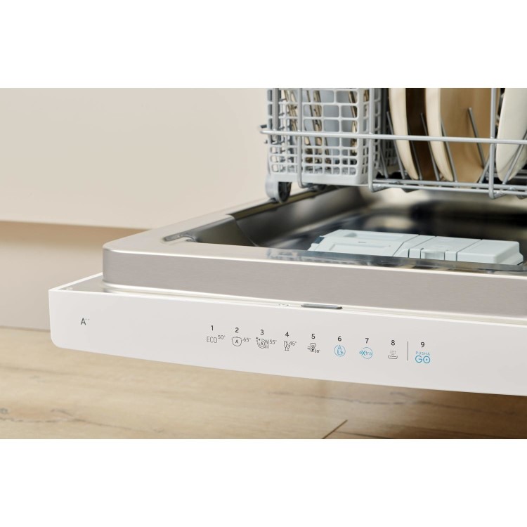 Refurbished Indesit Push&Go DSFO3T224ZUKN 10 Place Freestanding Dishwasher White