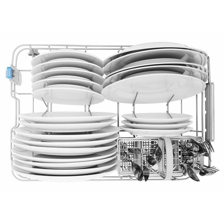 Refurbished Indesit Push&Go DSFO3T224ZUKN 10 Place Freestanding Dishwasher White
