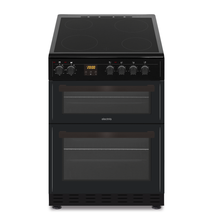electriQ 60cm Electric Cooker - Black