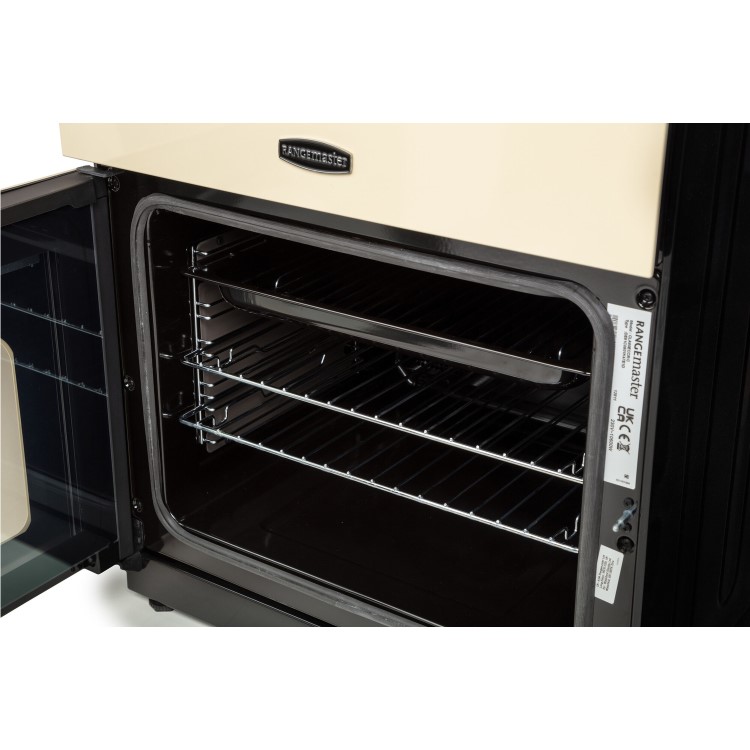 Refurbished Rangemaster Classic CLA60ECCRC 60cm Electric Cooker with Ceramic Hob Cream