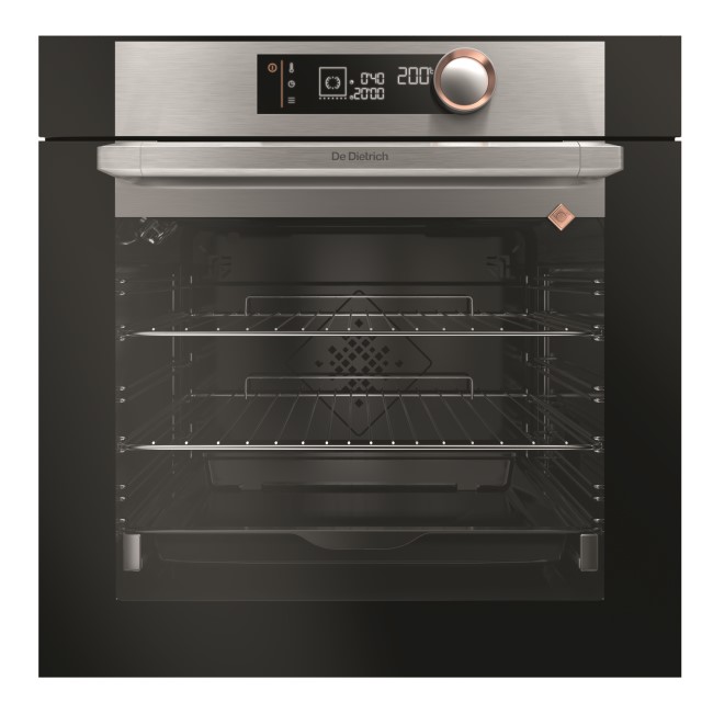De Dietrich Electric Multifunction Single Oven with Pyrolytic Cleaning - Platinum