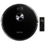 electriQ MIMO Robot Vacuum Cleaner and Mop - Self-Emptying - 4000Pa Suction - Black