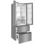 GRADE A2 - Haier HB20FPAAA 454 Litre American Style Fridge Freezer 2 Freezer Drawers 2 Door 70cm Wide - Silver