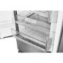 GRADE A2 - Haier HB20FPAAA 454 Litre American Style Fridge Freezer 2 Freezer Drawers 2 Door 70cm Wide - Silver