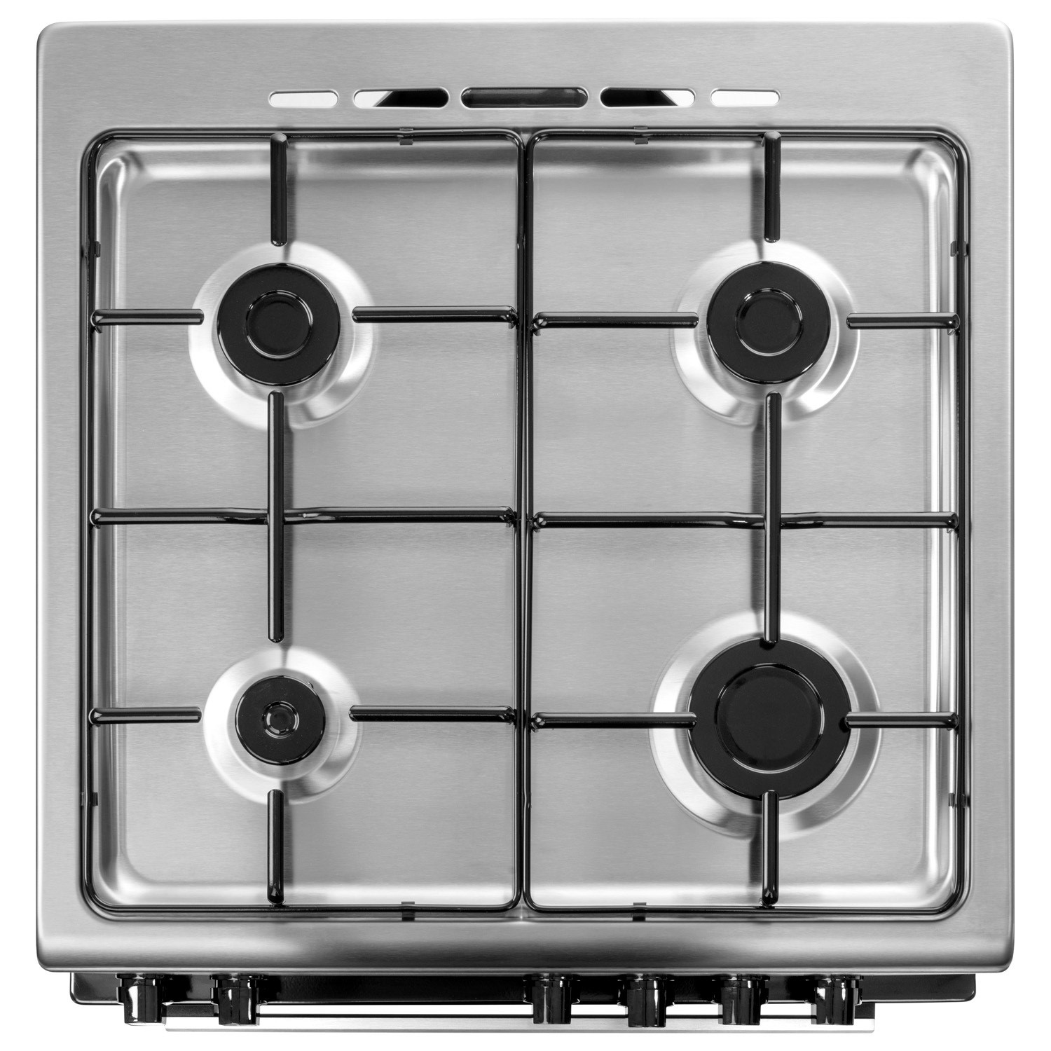 electriQ 60cm Dual Fuel Single Oven Cooker Stainless Steel EQDFSC60A