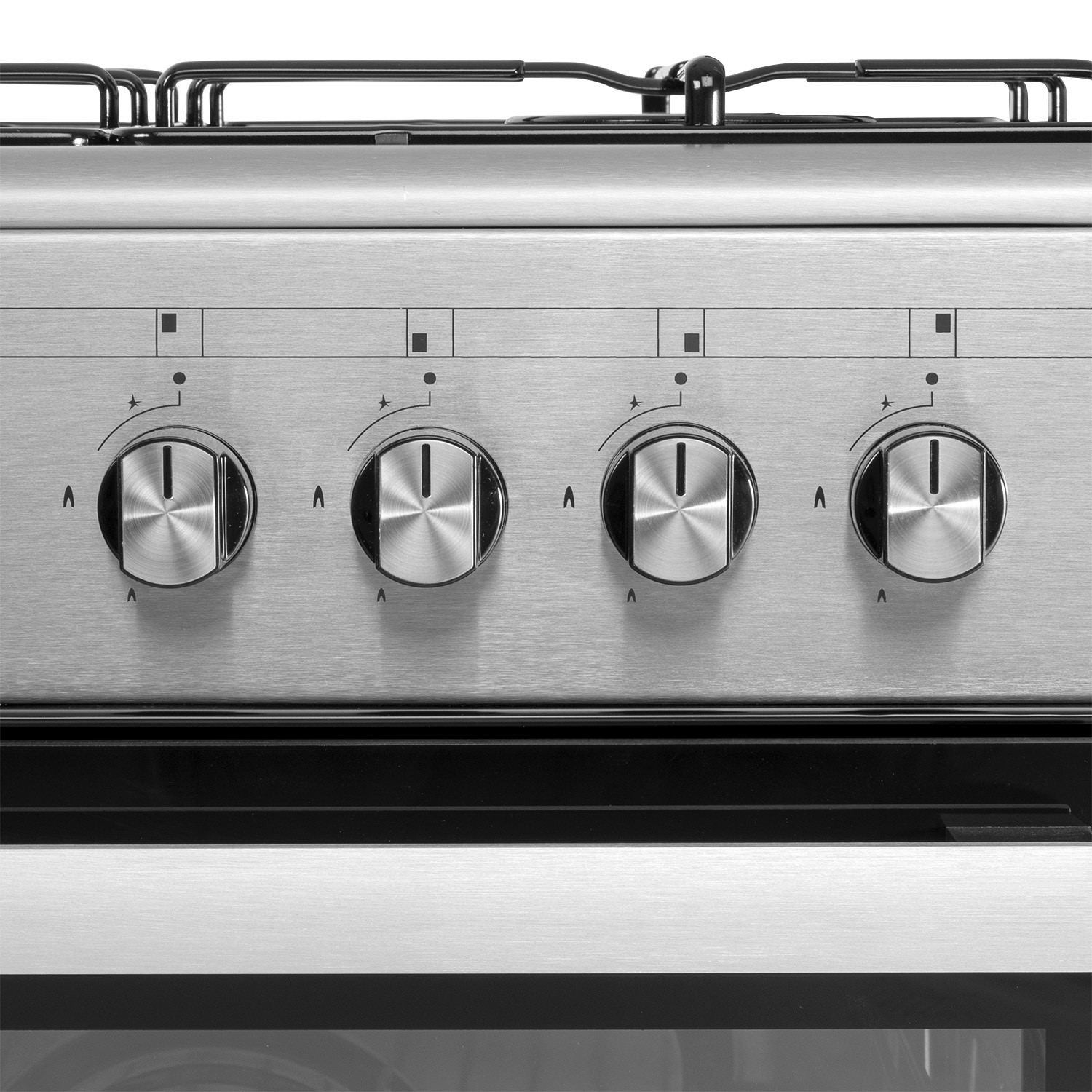 electriQ 60cm Dual Fuel Single Oven Cooker Stainless Steel EQDFSC60A