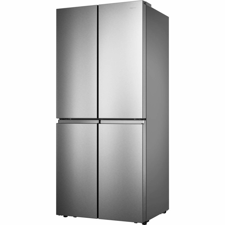 GRADE A3 - Hisense RQ563N4AI1 Frost Free 4 Door Fridge Freezer Stainless Steel Effect