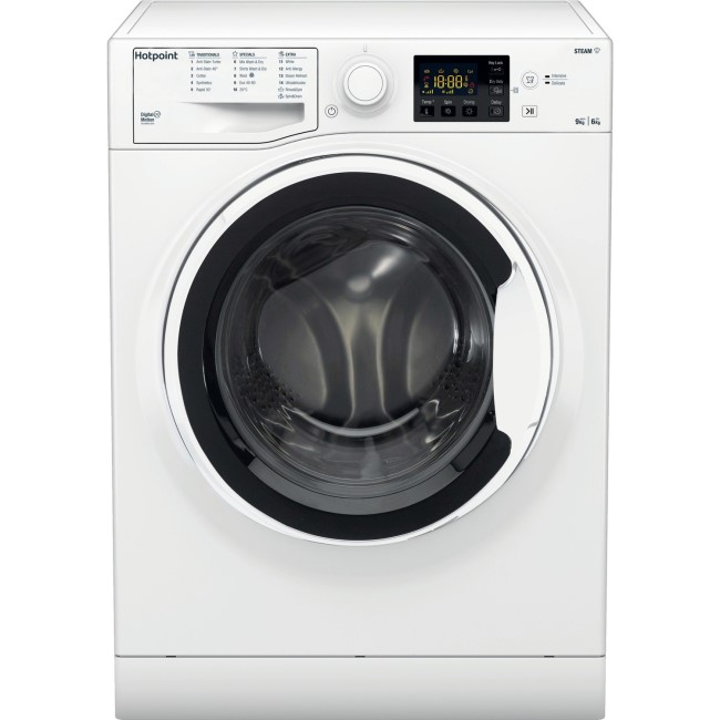GRADE A2 - Hotpoint RDG9643WUKN Futura 9kg Wash 6kg Dry 1400rpm Freestanding Washer Dryer - White