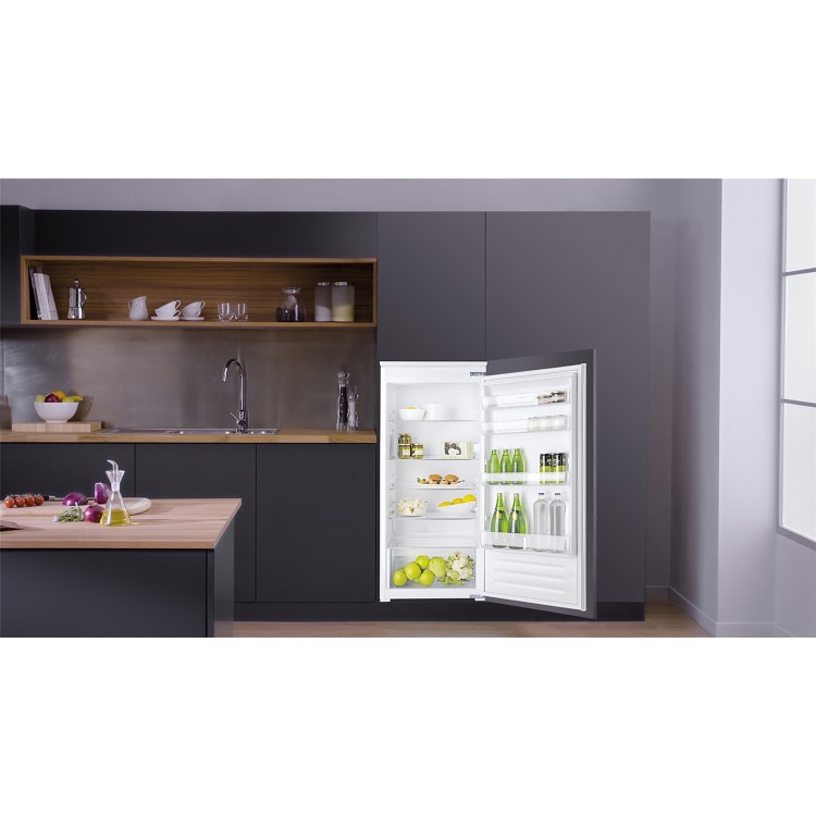 Refurbished Hotpoint HS12A1D.UK1 Integrated 210 Litre Fridge