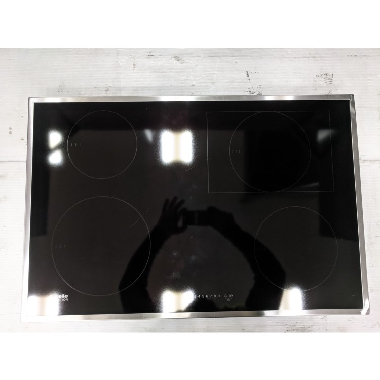 Refurbished Miele KM7210FR 77cm 4 Zone Induction Hob with Extendible Zone