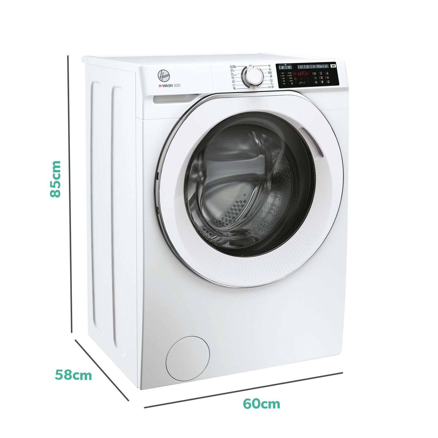 Hoover Wash 500 10kg Freestanding Washing Machine White HW410AMC180
