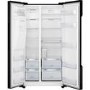 Refurbished Hisense RS694N4TBF 535 Litre American Fridge Freezer Black 