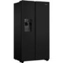 Refurbished Hisense RS694N4TBF Freestanding 535 Litre American Fridge Freezer Black 