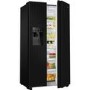 Refurbished Hisense RS694N4TBF 535 Litre American Fridge Freezer Black 