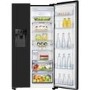 Refurbished Hisense RS694N4TBF 535 Litre American Fridge Freezer Black 