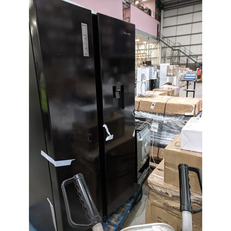 Refurbished Fridgemaster MS91521FFB Freestanding 519 Litre Frost Free American Fridge Freezer