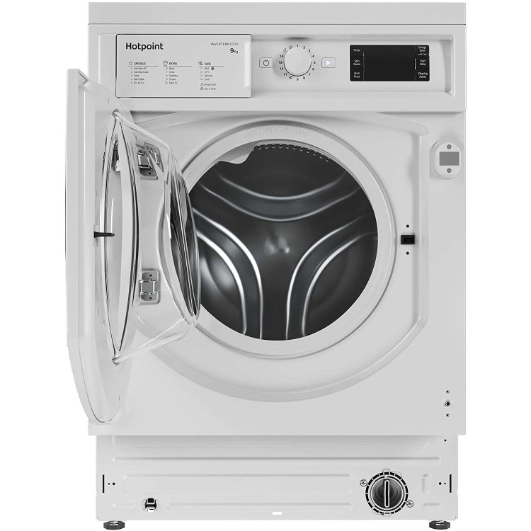 Refurbished Hotpoint BIWMHG91484 Integrated 9KG 1400 Spin Washing Machine White