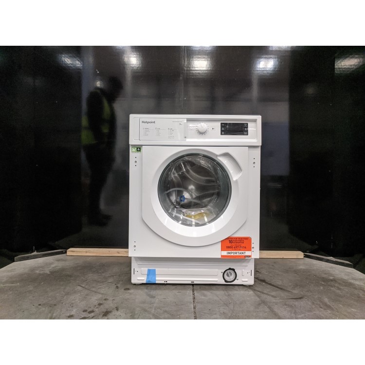 Refurbished Hotpoint BIWMHG91484 Integrated 9KG 1400 Spin Washing Machine White