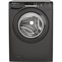 Refurbished Candy Ultra HCU1492DBBE/1-80 Freestanding 9KG 1400 Spin Washing Machine Black