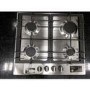 Refurbished Bosch Series 6 PCP6A5B90 58.2cm 4 Burner Gas Hob Stainless Steel