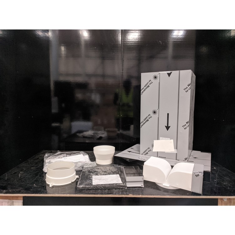Refurbished AEG DBE5661HG 60cm Slimline Chimney Cooker Hood with Hob2Hood Stainless Steel