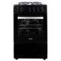 electriQ 50cm Electric Cooker with Sealed Plate Hob - Black