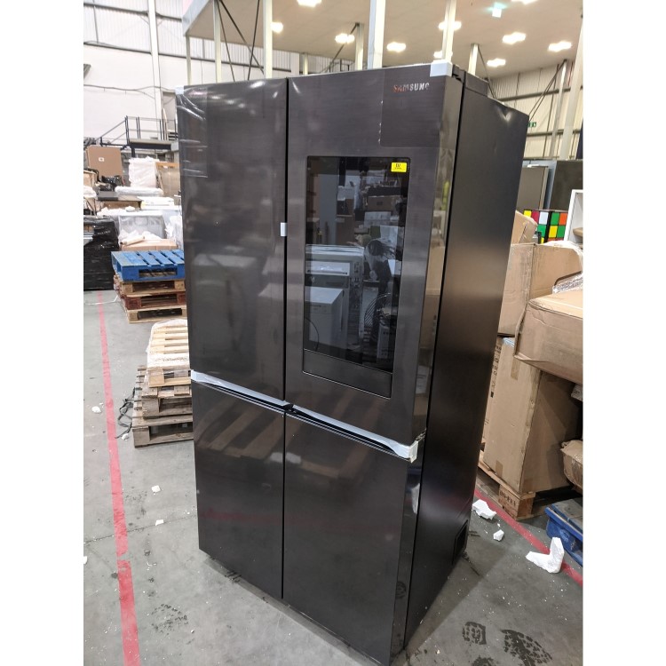 Refurbished Samsung RF65A977FB1 Freestanding 637 Litre American Fridge Freezer Black