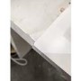 GRADE A3 - White Marble Freestanding Electric Fireplace Suite with Log Effect - Amberglo