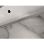 GRADE A3 - White Marble Freestanding Electric Fireplace Suite with Log Effect - Amberglo