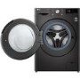 Refurbished LG FWV917BTSE Freestanding 10.5/7KG 1400 Spin Washer Dryer Black