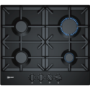 GRADE A2 - Neff T26DS49S0 N70 60cm Four Zone Gas Hob Black With Cast Iron Pan Stands