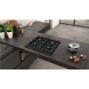 GRADE A2 - Neff T26DS49S0 N70 60cm Four Zone Gas Hob Black With Cast Iron Pan Stands