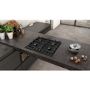 GRADE A3 - Neff T26DS49S0 N70 59cm Four Zone Gas Hob Black With Cast Iron Pan Stands