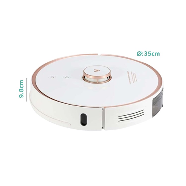 GRADE A3 - Viomi S9 Robot Vacuum Cleaner and Mop - Self-Emptying - 2700Pa Suction - White