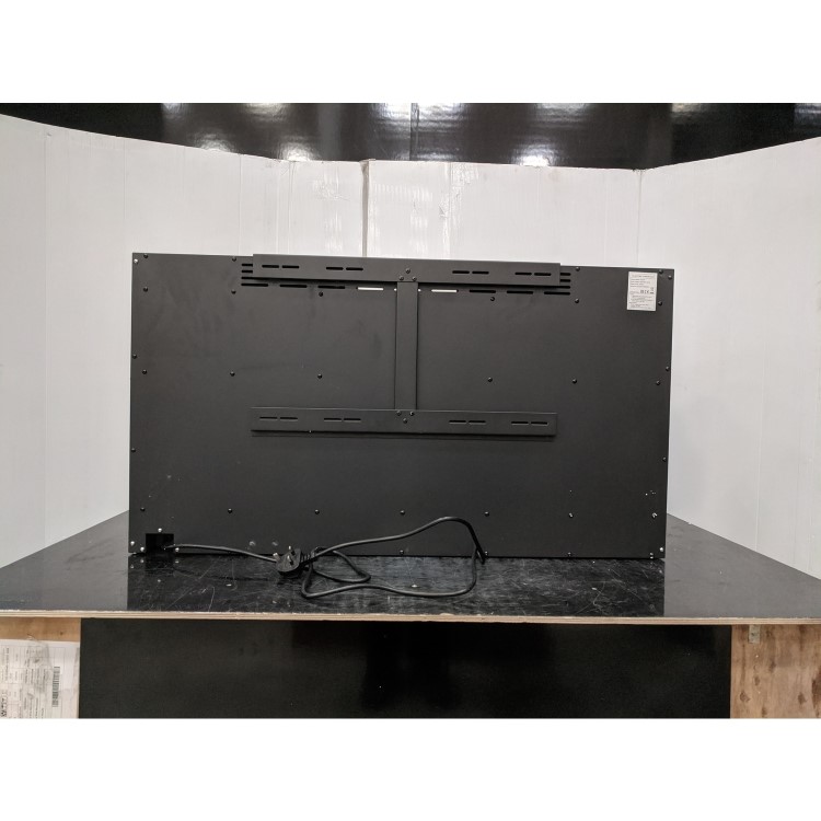 GRADE A3 - 42 Inch Black Built In Electric Fire -  AmberGlo