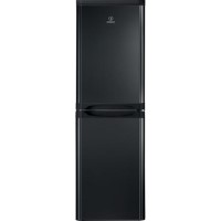 Refurbished Indesit 235 Litre 50/50 Freestanding Fridge Freezer - Black