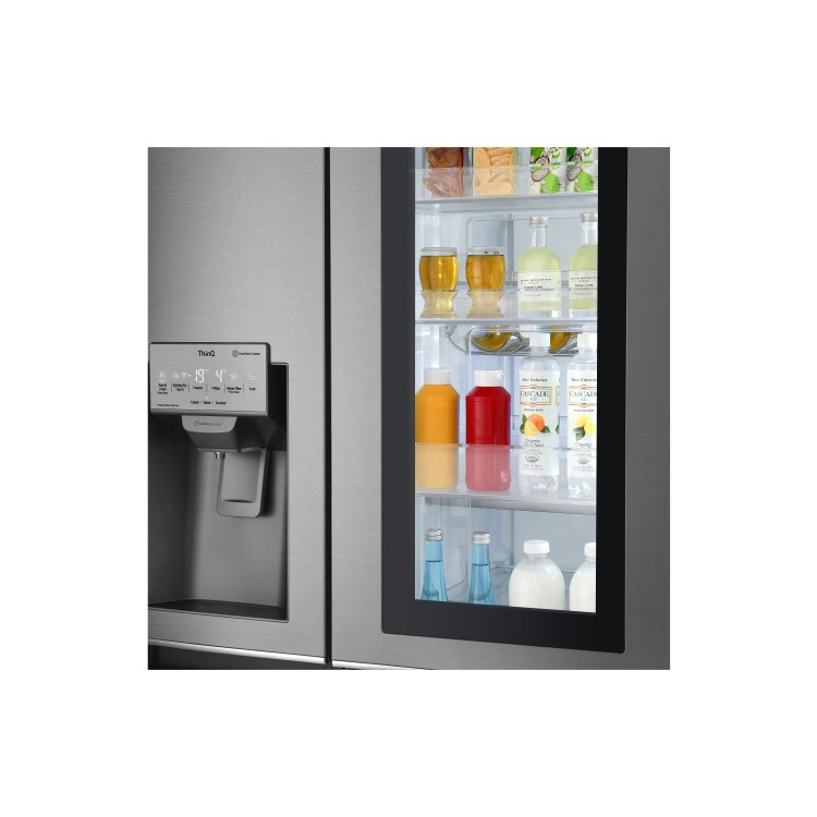 Refurbished LG GSI960PZVV Freestanding 625 Litre 70/30 Frost Free American Fridge Freezer Stainless Steel