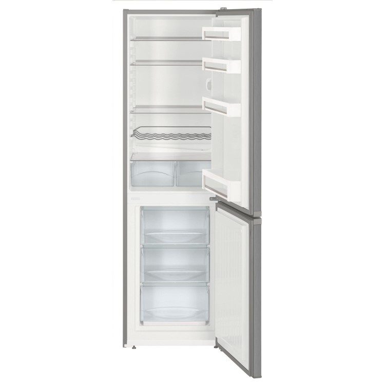Liebherr 296 Litre 60/40 Freestanding Fridge Freezer With VarioSpace  - Stainless steel look