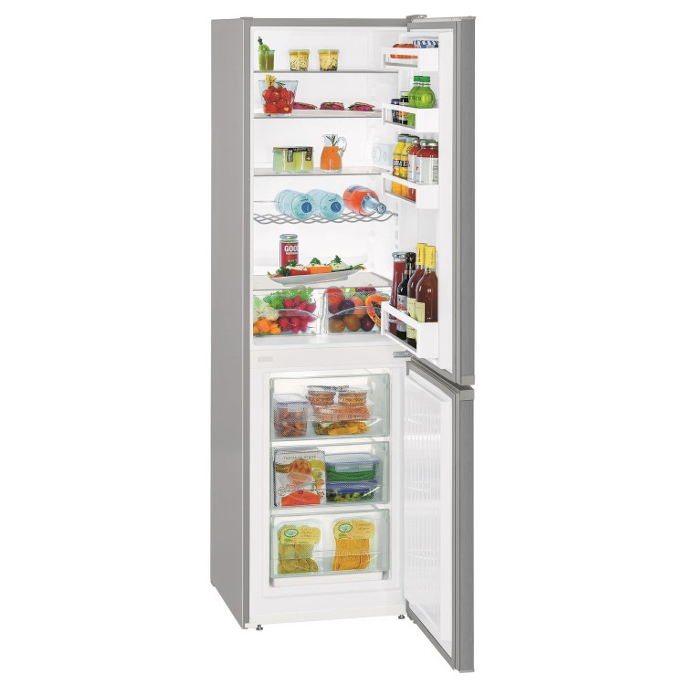 Liebherr 296 Litre 60/40 Freestanding Fridge Freezer With VarioSpace  - Stainless steel look