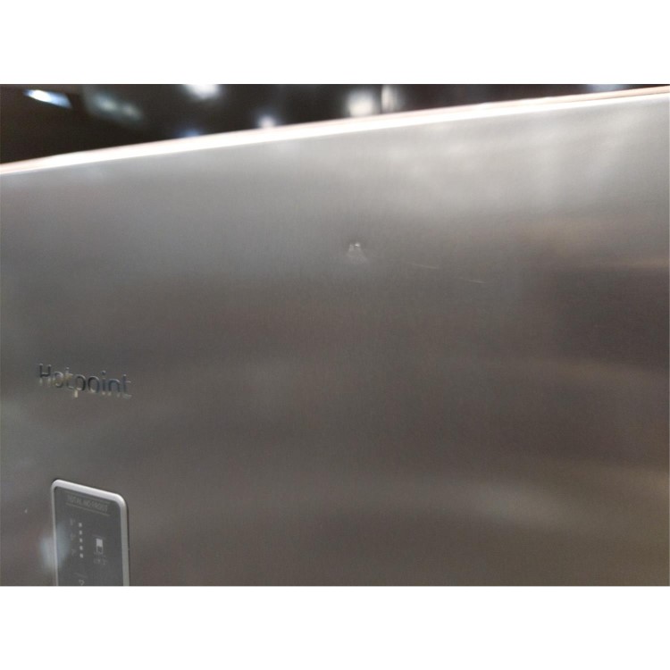 Refurbished Hotpoint NFFUD191X1 Freestanding 444 Litre 60/40 Frost Free Fridge Freezer Stainless Steel