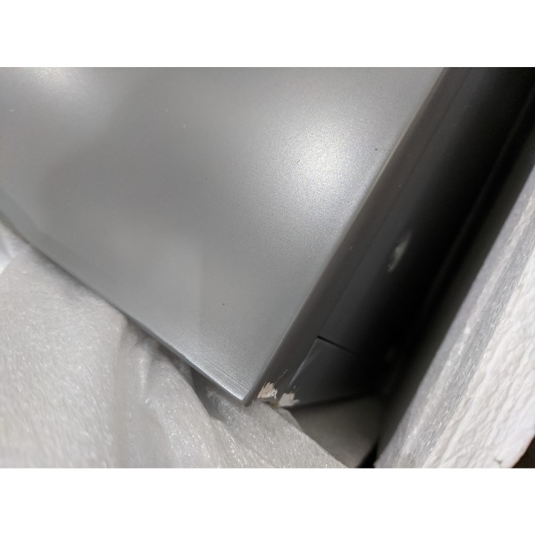 GRADE A2 - Grey Wall Mounted Tall Bathroom Cabinet 400mm - Roxbi