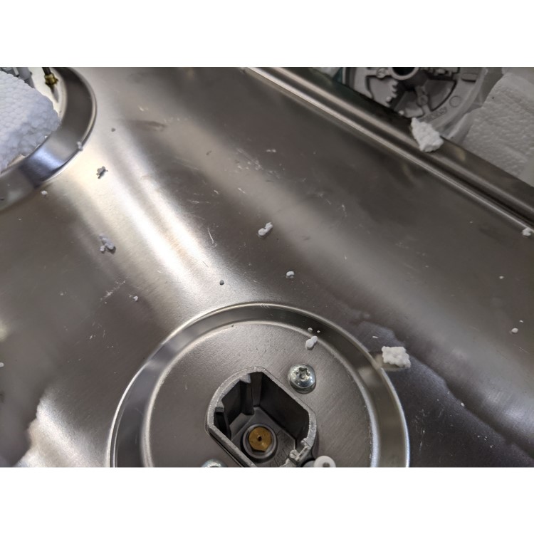 Refurbished Indesit Aria THP751PIXI 75cm 5 Burner Gas Hob Stainless Steel