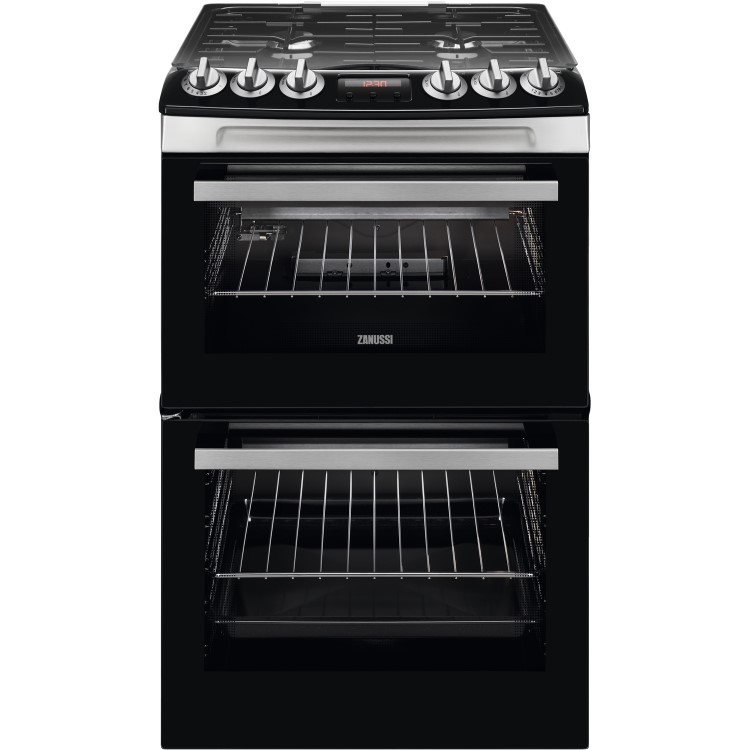 Zanussi 55cm Gas Cooker - Stainless Steel