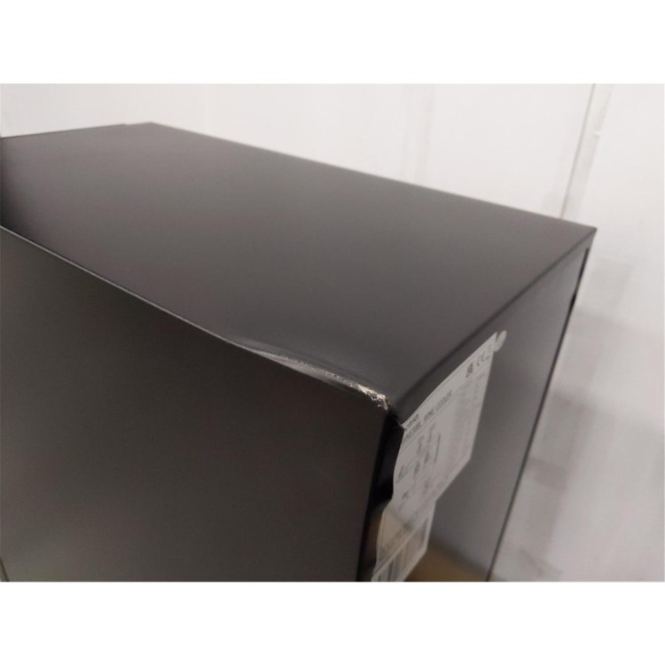 GRADE A3 - electriQ 18 Bottle Capacity Single Zone Wine Cooler - Black