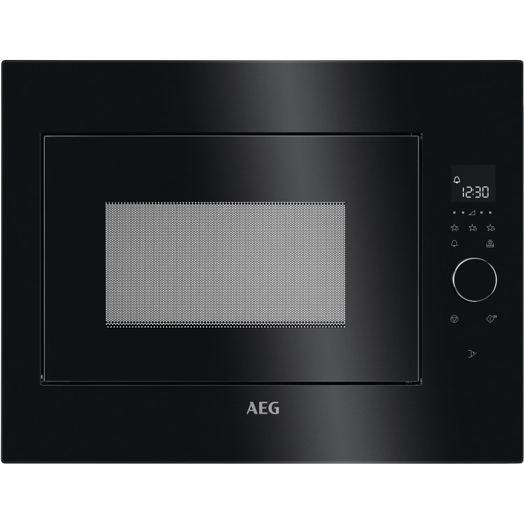 GRADE A2 - AEG MBE2658SEB 26L 900W Built-in Microwave Oven - Black