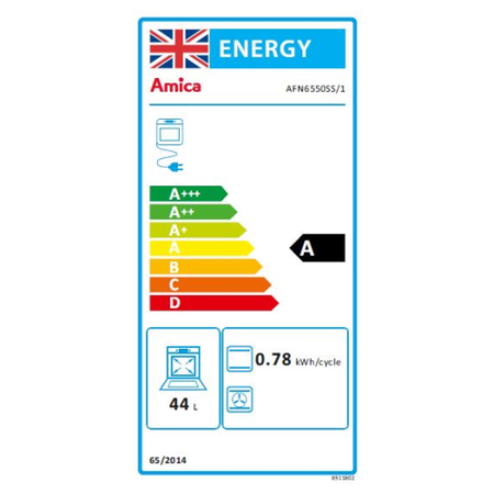 Amica 60cm Double Oven Electric Induction Cooker - Stainless Steel